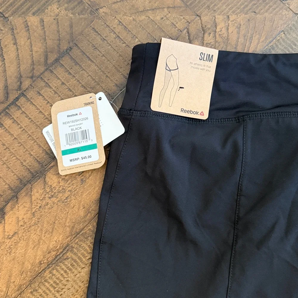 Reebok Black Bravo Training Shorts Size XL